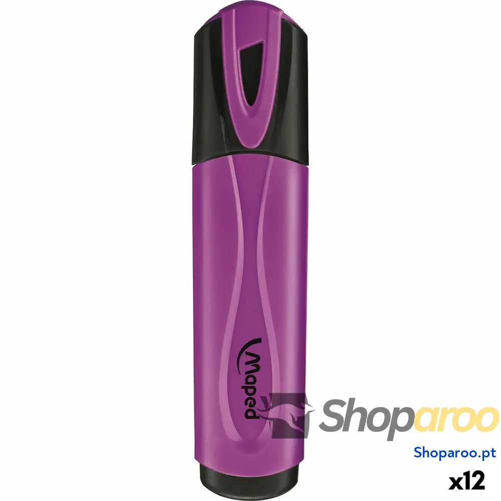 Marcador Fluorescente Maped Peps Classic Violeta (12 Unidades)