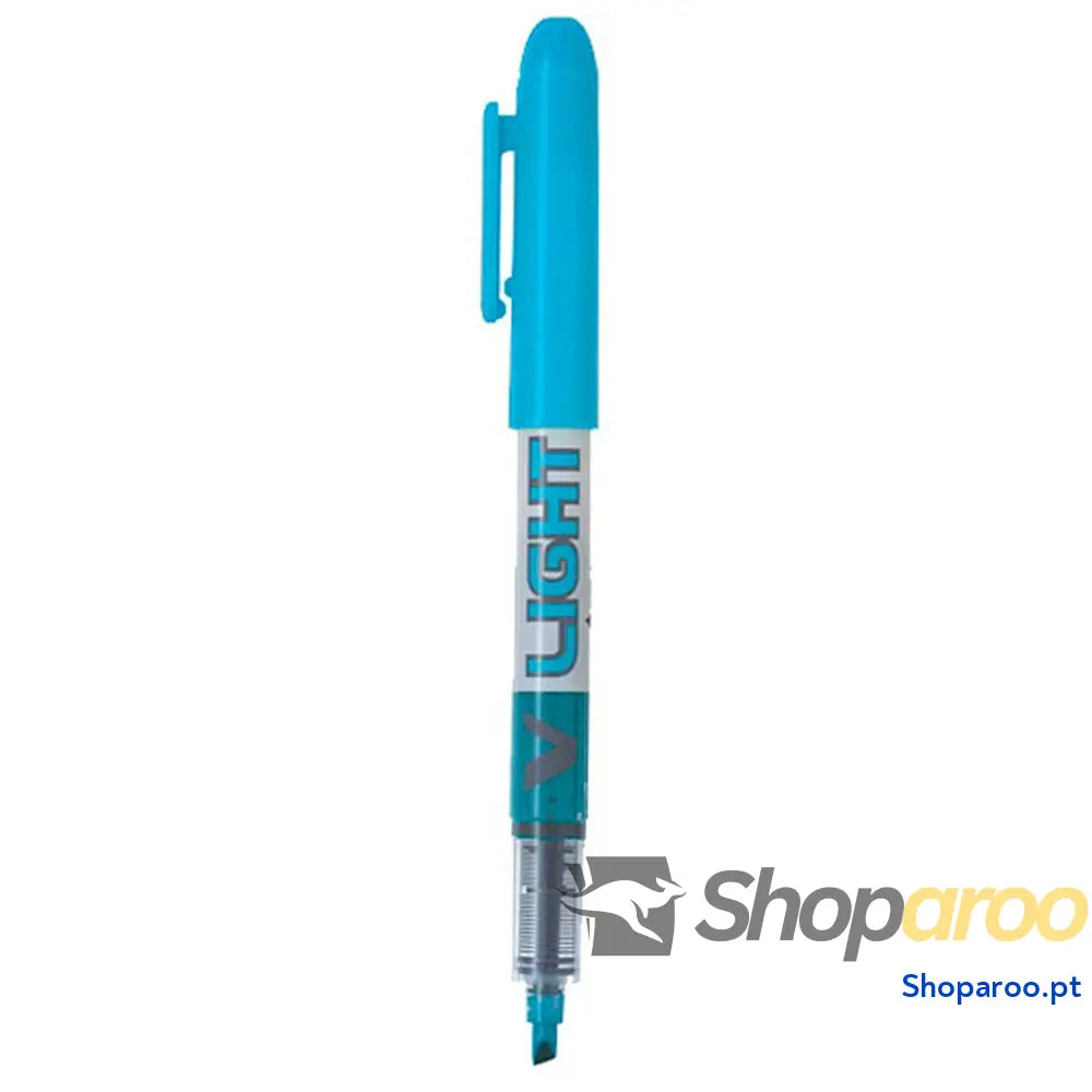 Marcador Fluorescente Pilot V Light Azul (12 Unidades)