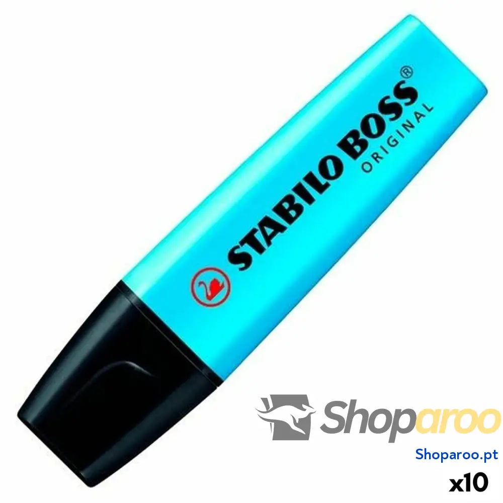 Marcador Fluorescente Stabilo Boss Azul (10 Unidades) (1 Unidade)