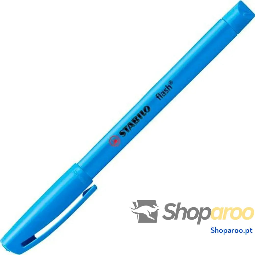 Marcador Fluorescente Stabilo Flash Azul 10 Unidades