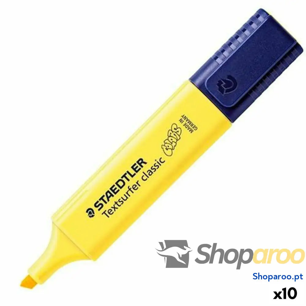 Marcador Fluorescente Staedtler Textsurfer Classic Pastel Amarelo (10 Unidades)