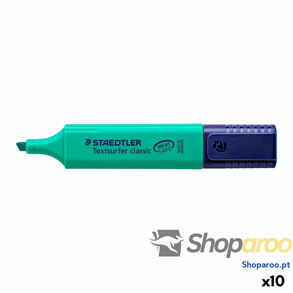 Marcador Fluorescente Staedtler Textsurfer Classic Turquesa (10 Unidades)