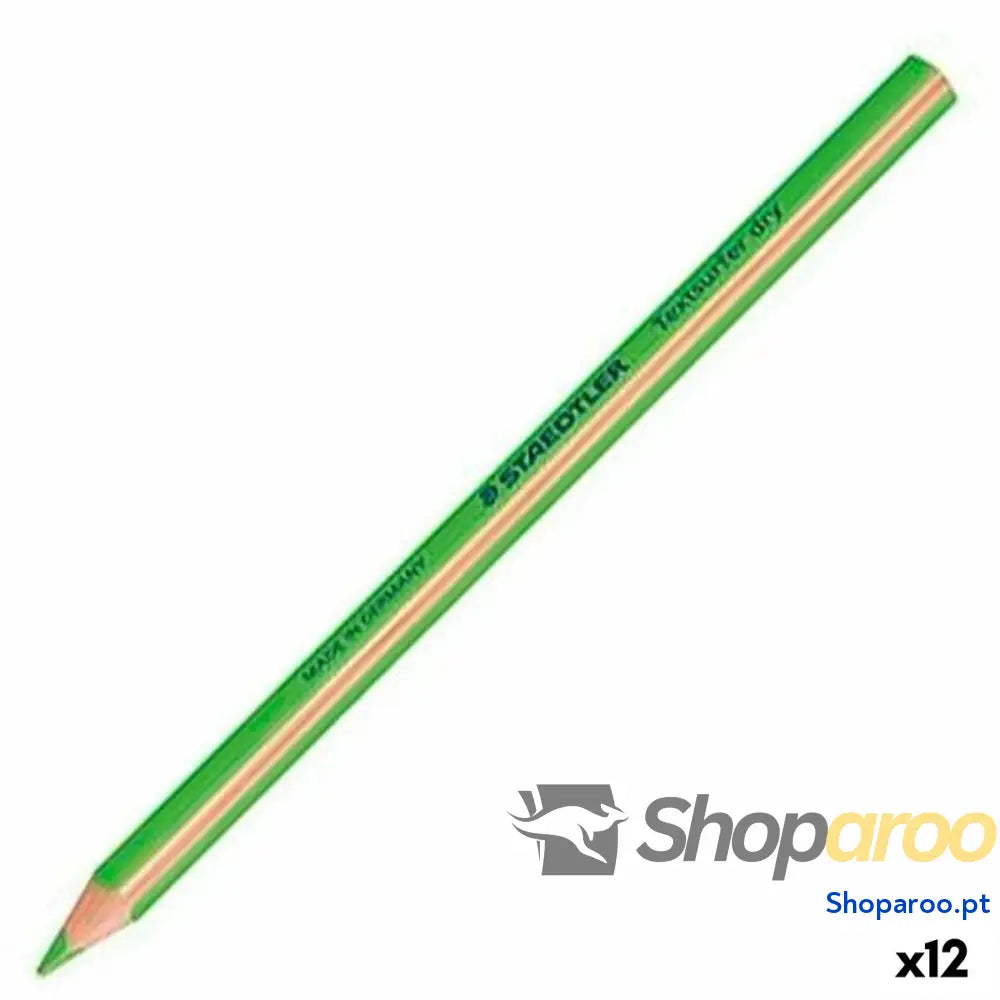Marcador Fluorescente Staedtler Textsurfer Dry Verde (12 Unidades)