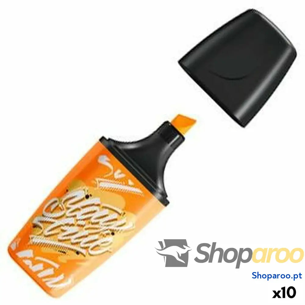Marcador Fuorescente Stabilo BOSS MINI STAY TRUE Laranja 10 Peças