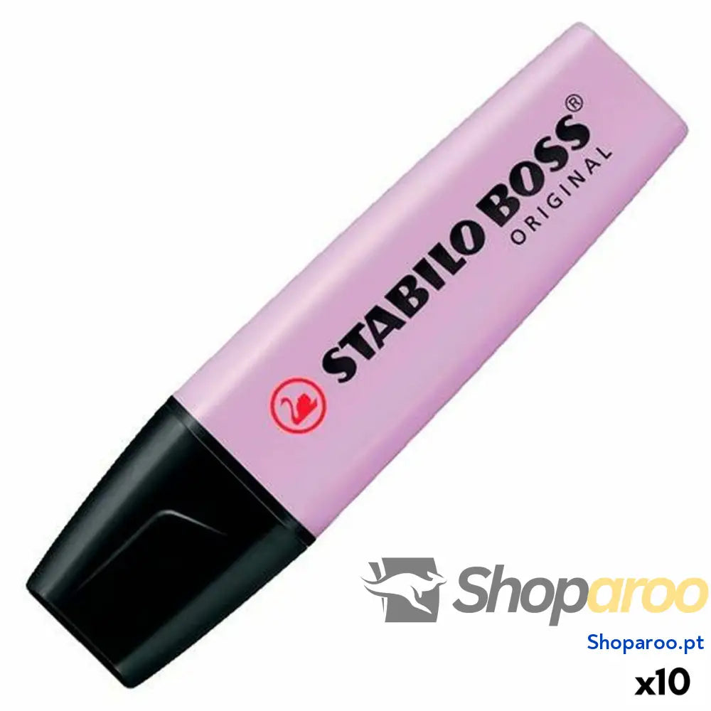 Marcador Fuorescente Stabilo Violeta Pastel (10 Unidades)