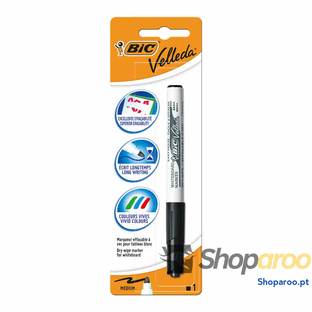Marcador para Quadro Bic 1741 Preto