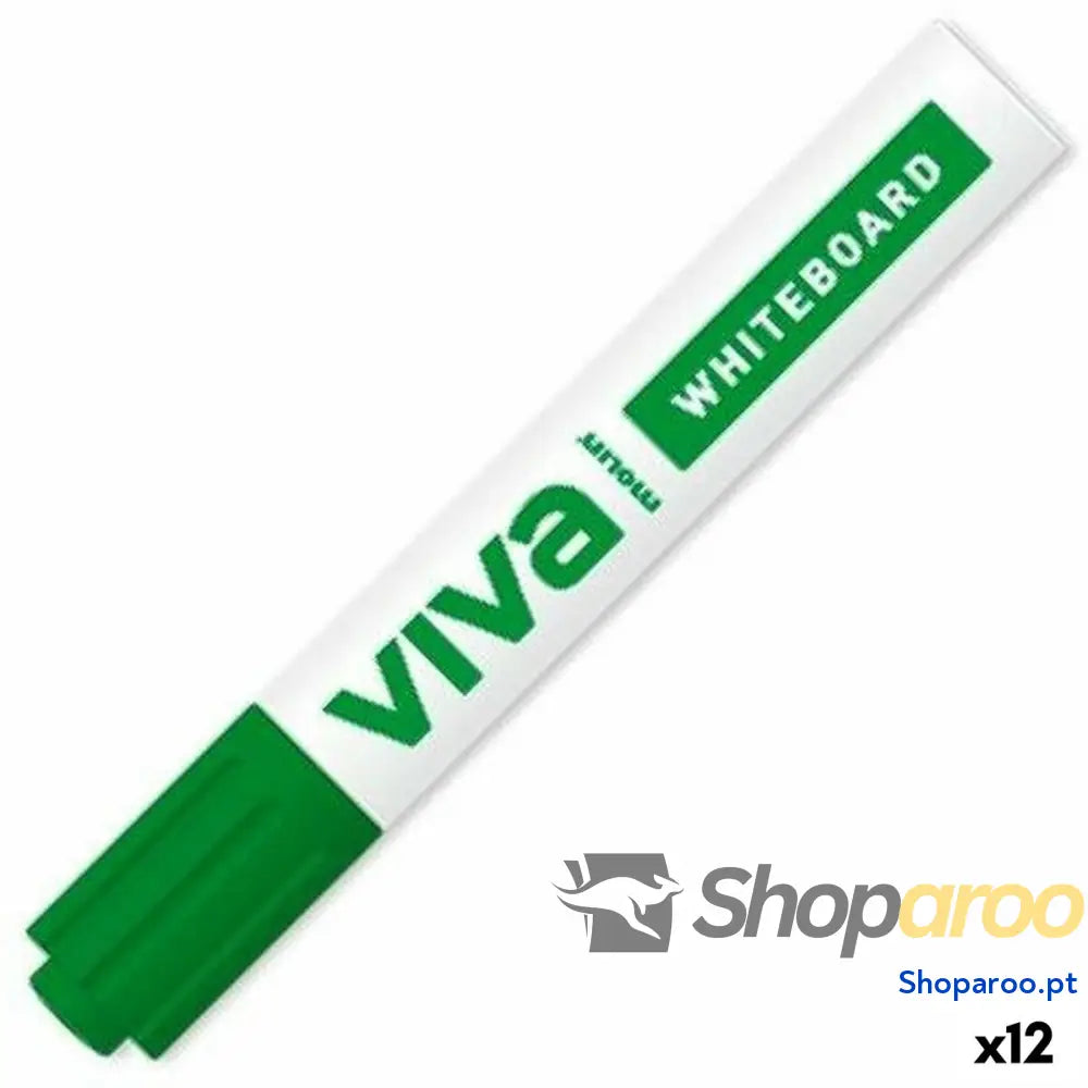 Marcador para Quadro Molin VIVA Verde (12 Unidades)