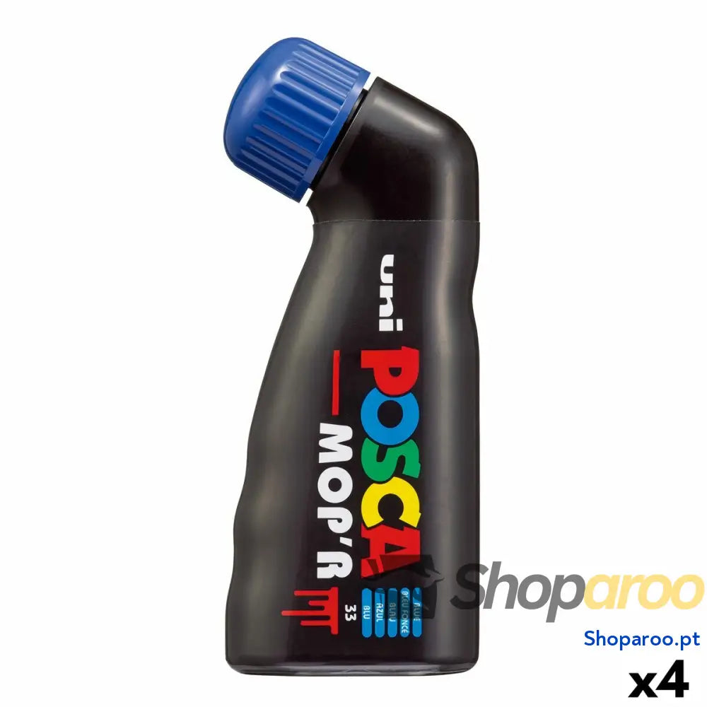 Marcador POSCA MOP´R PC-22 Azul (4 Unidades)