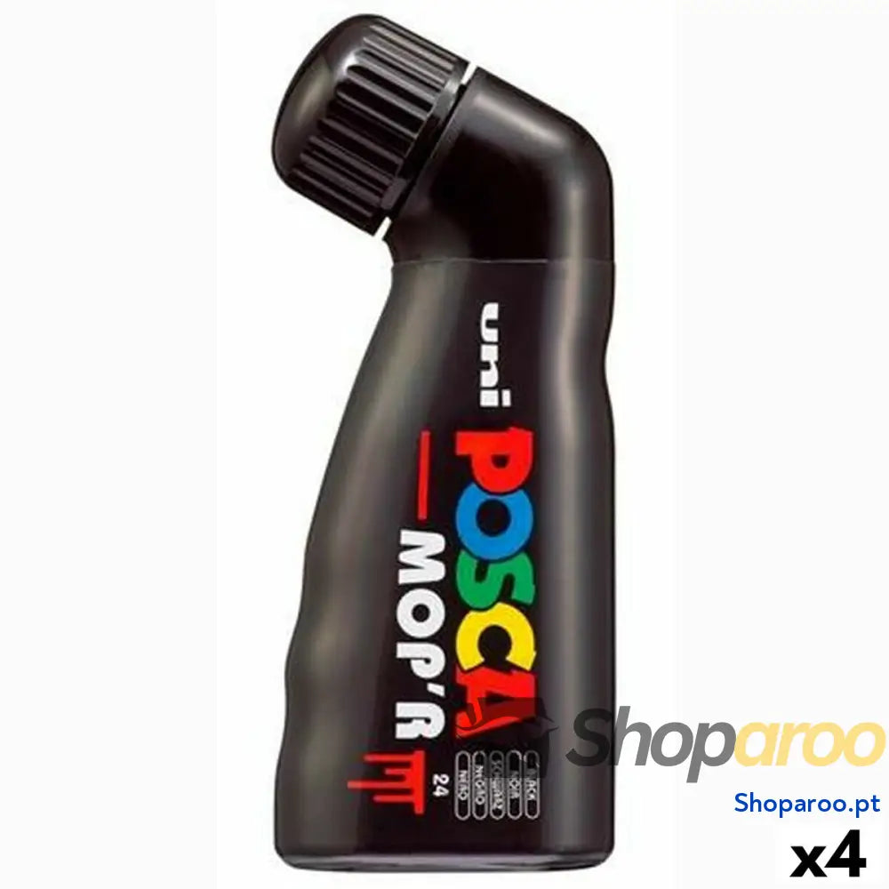 Marcador POSCA MOP'R PC-22 Preto (4 Unidades)