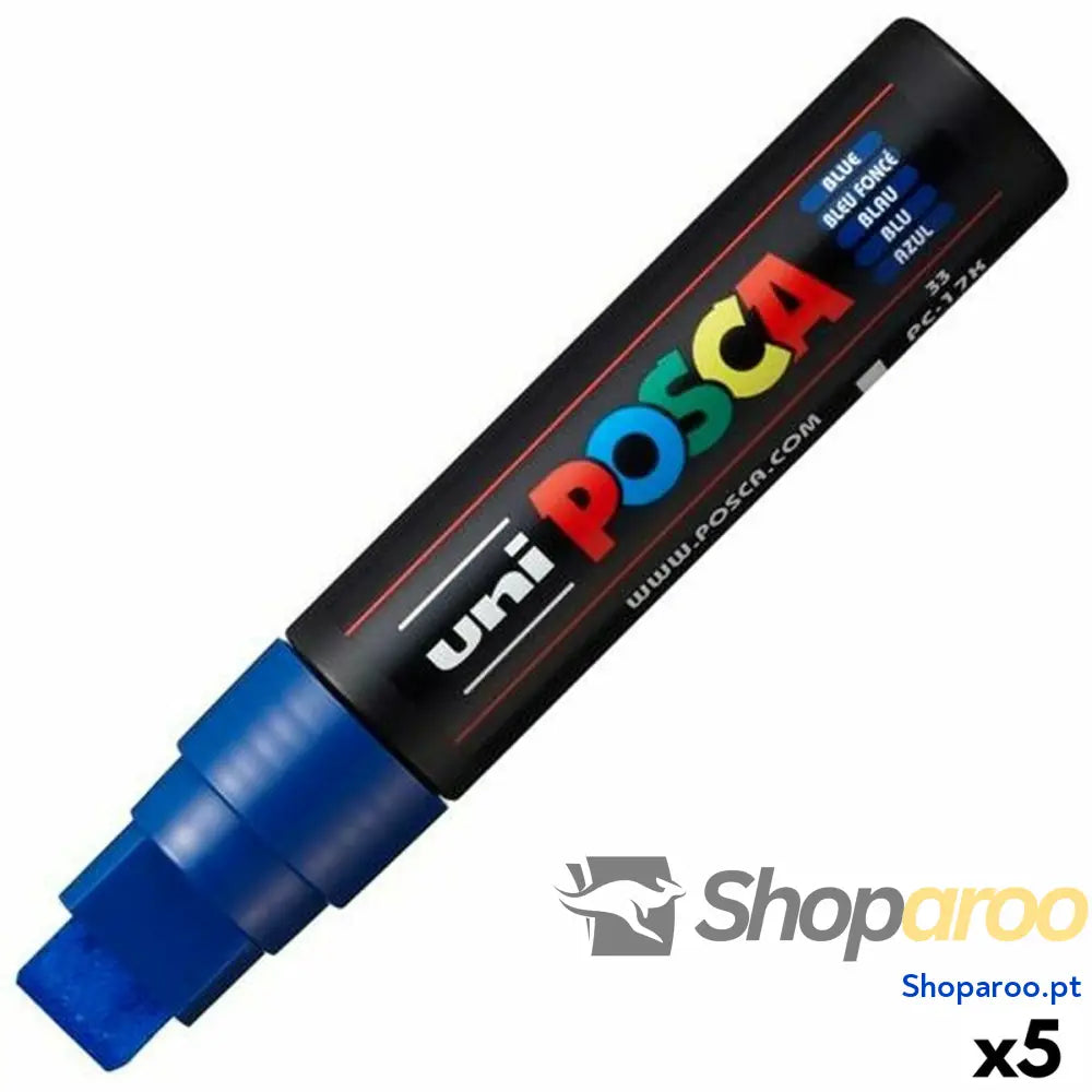 Marcador POSCA PC-17K Azul (5 Unidades)