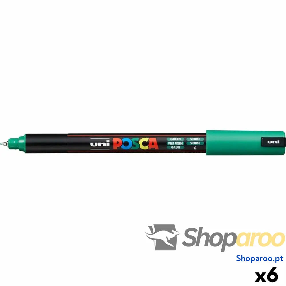 Marcador POSCA PC-1MR Verde (6 Unidades)