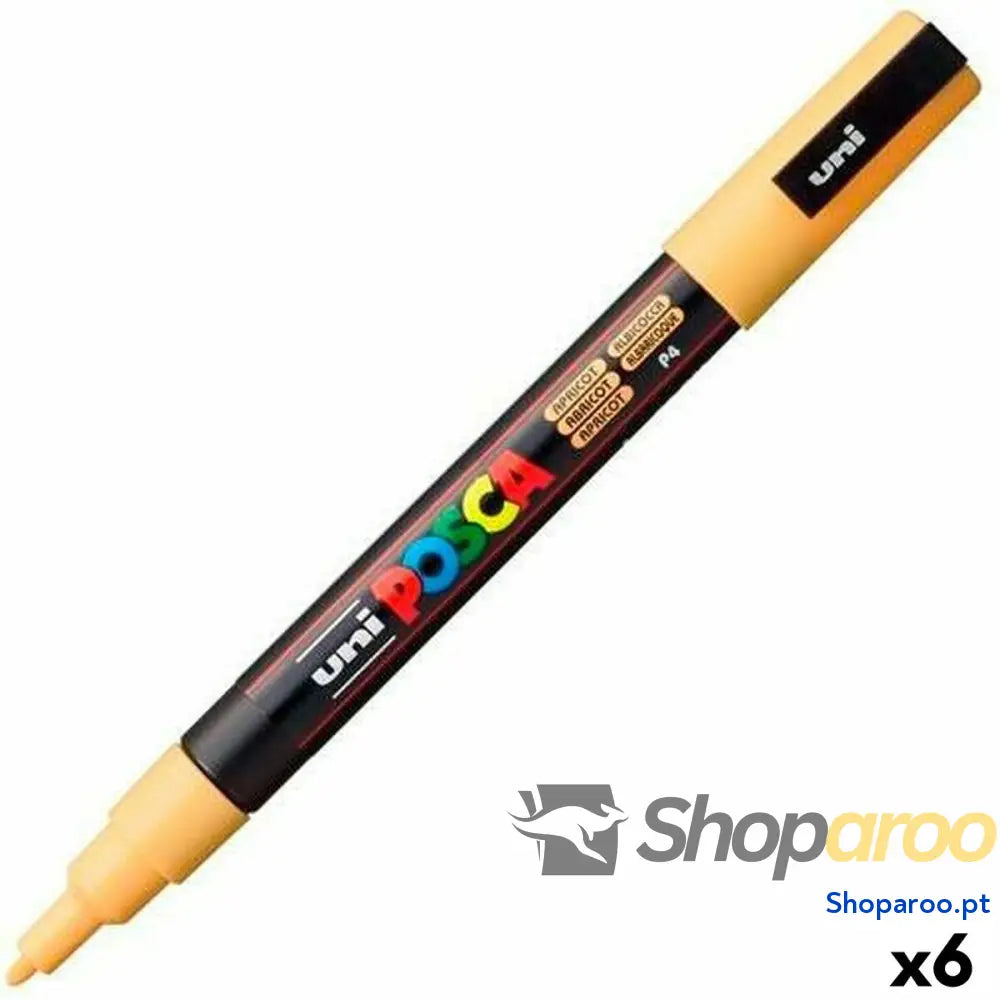 Marcador POSCA PC-3M Alperce (6 Unidades)