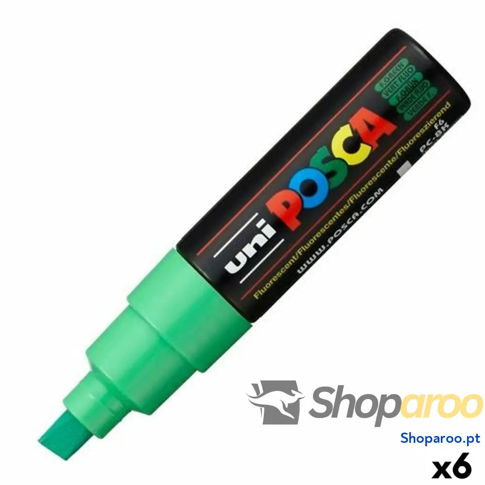Marcador POSCA PC-8K Verde (6 Unidades)