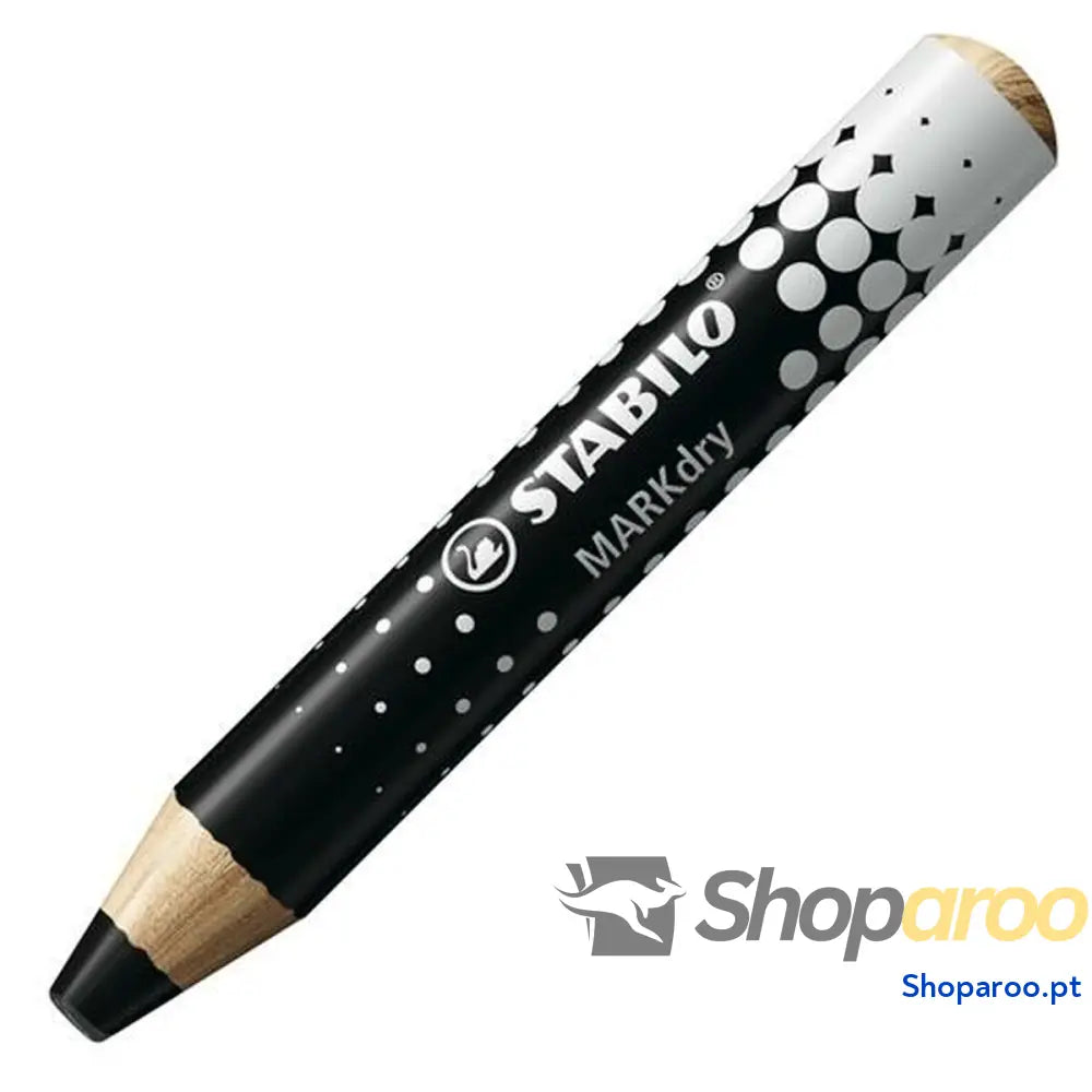 Marcador Stabilo Mrakdry 5 Unidades Preto
