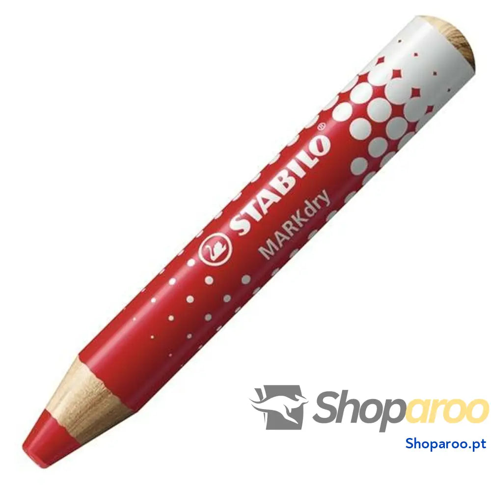 Marcador Stabilo Mrakdry 5 Unidades Vermelho