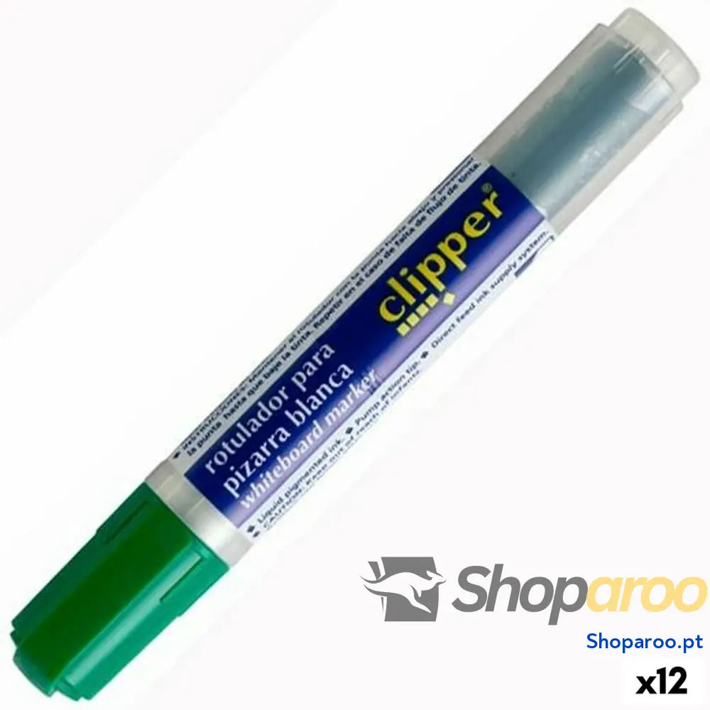 Marcadores de giz líquido Alpino Liquid Clipper Verde (12 Unidades)