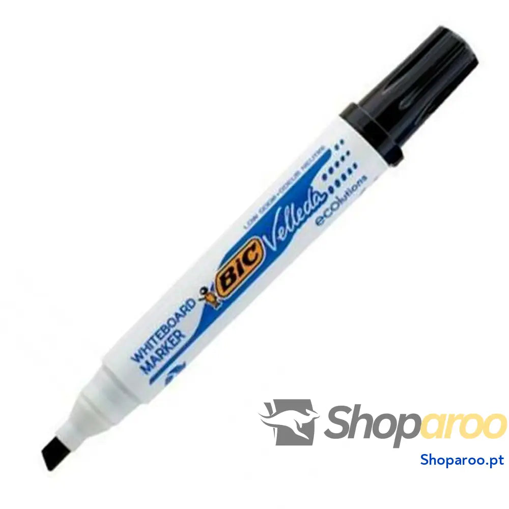 Marcadores de giz líquido Bic Velleda 1751 Preto (12 Peças)