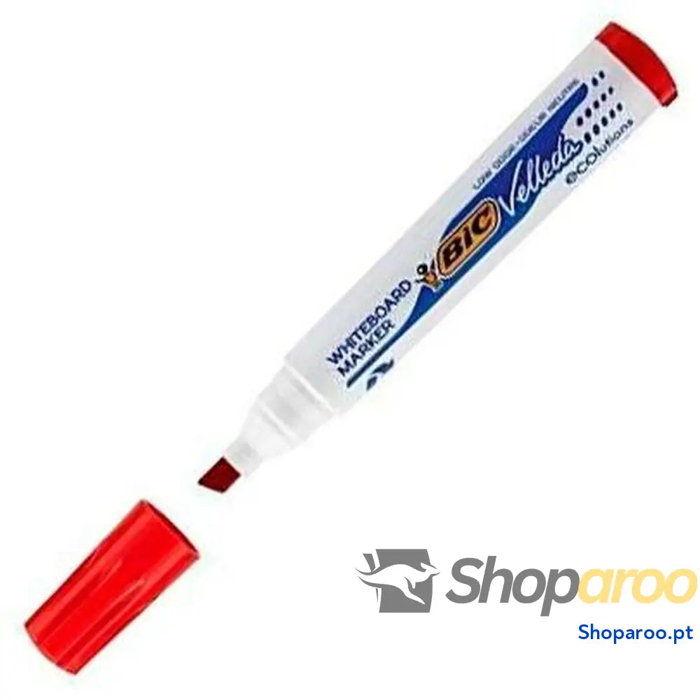 Marcadores de giz líquido Bic Velleda 1751 Vermelho (12 Peças)
