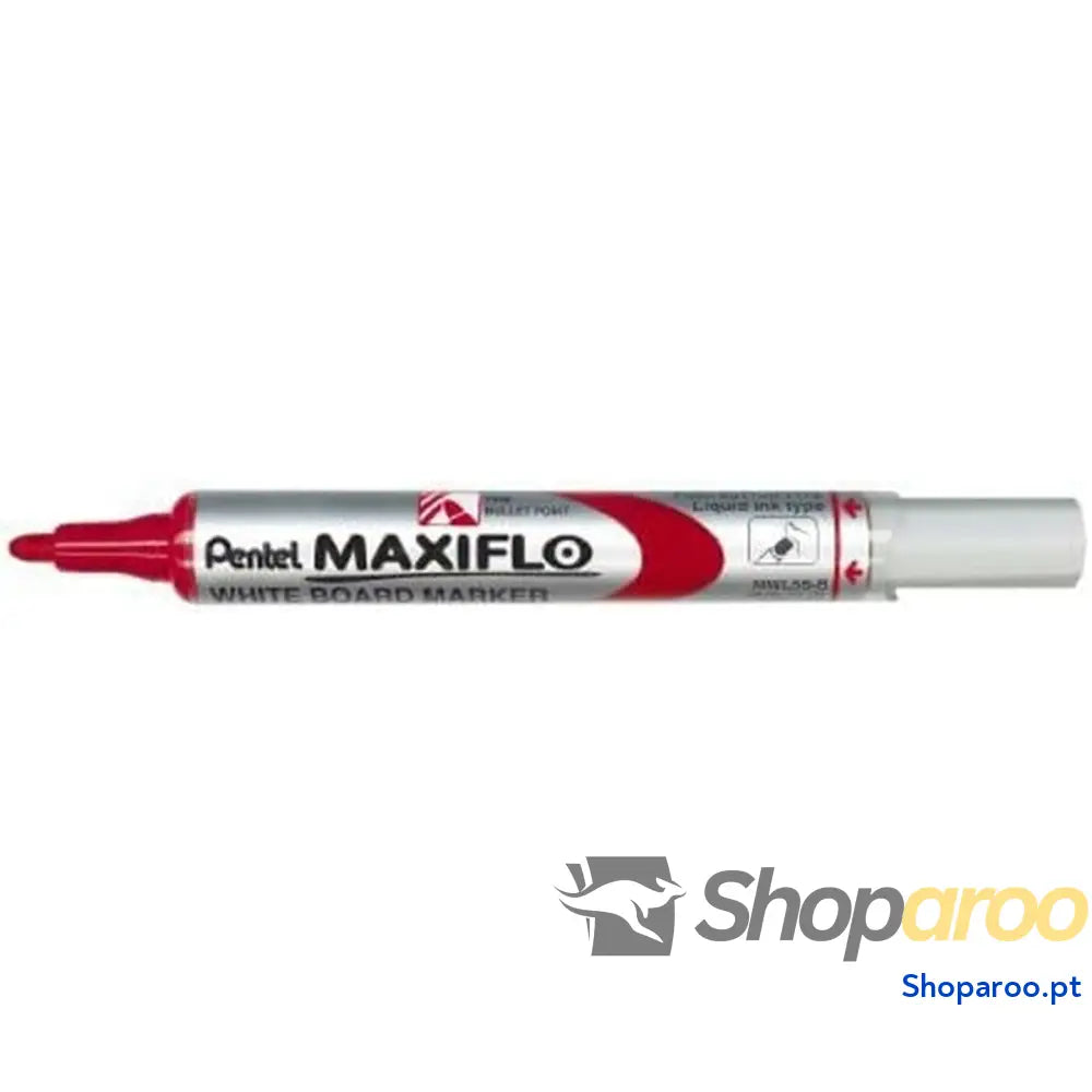 Marcadores de giz líquido Pentel Maxiflo MWL-5S Vermelho (12 Peças)