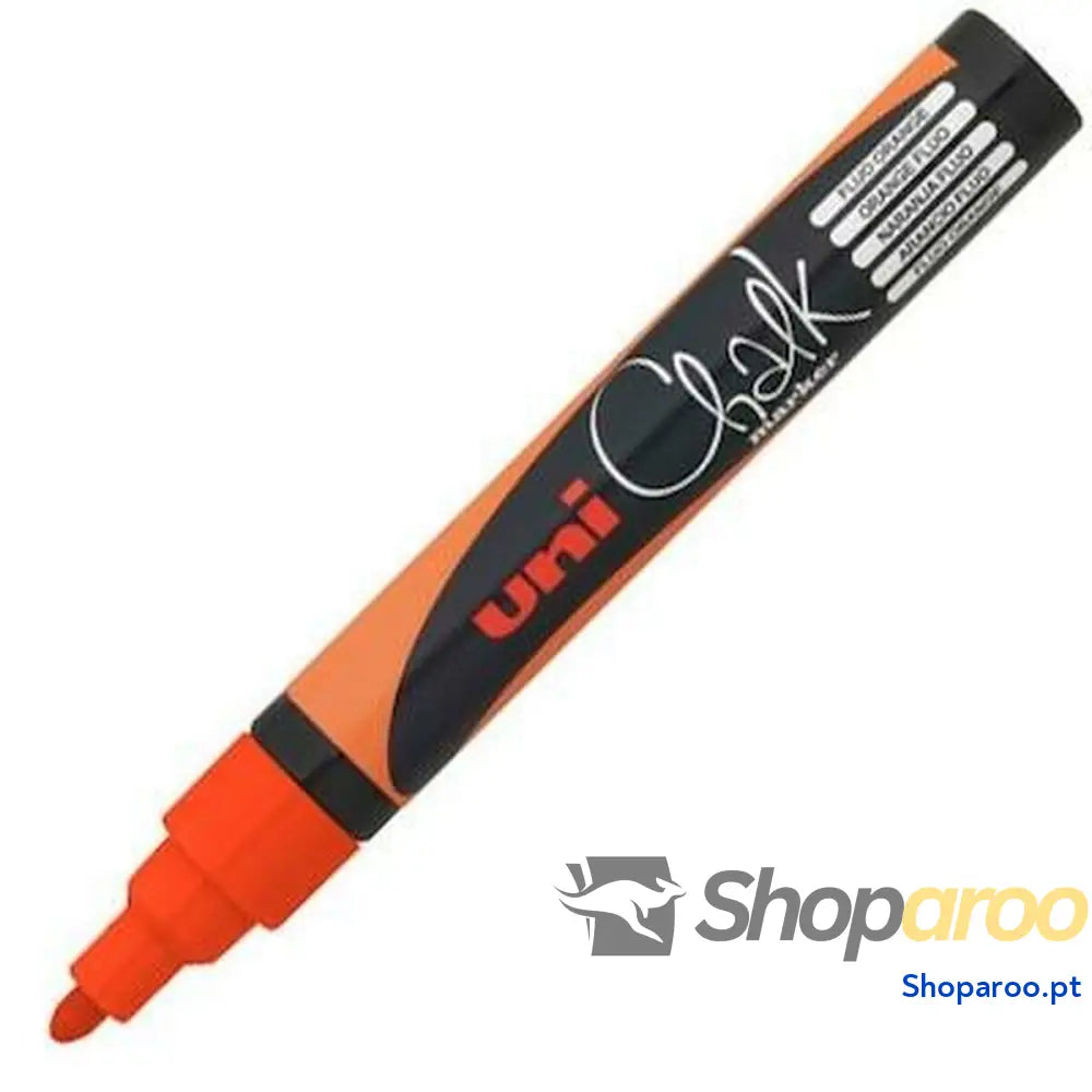Marcadores de giz líquido Uni-Ball PWE-5M Laranja (6 Peças)