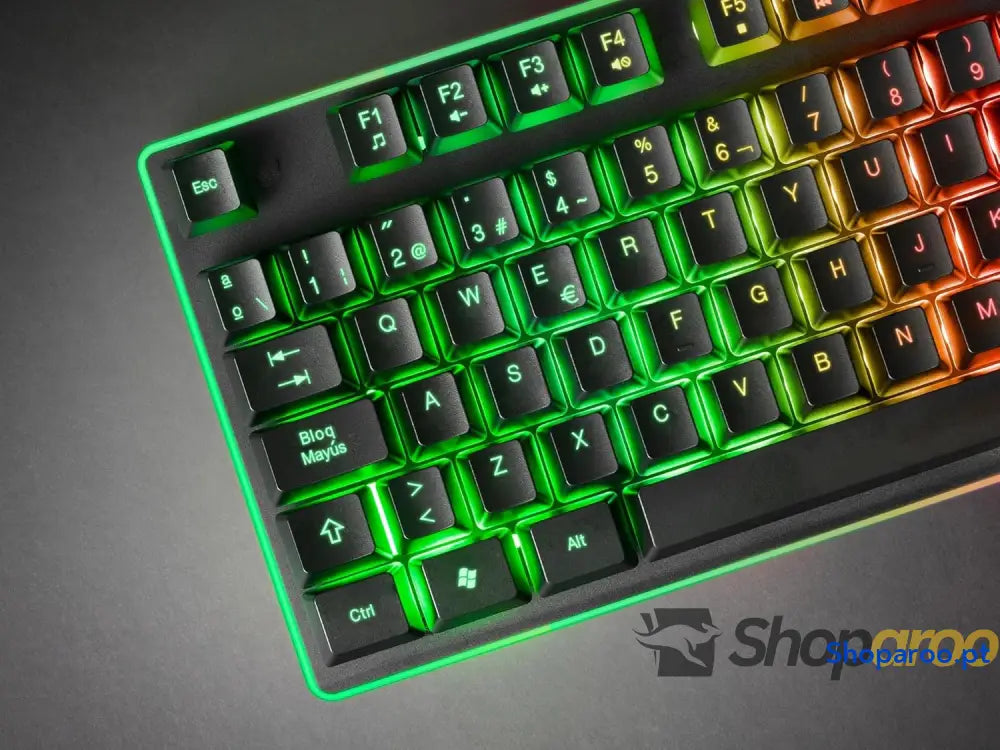 Mars Gaming MCPX Combo 3 em 1 com teclado H Mech iluminado rato ultraleve 10000 dpi software e tapete XXL compatível PC