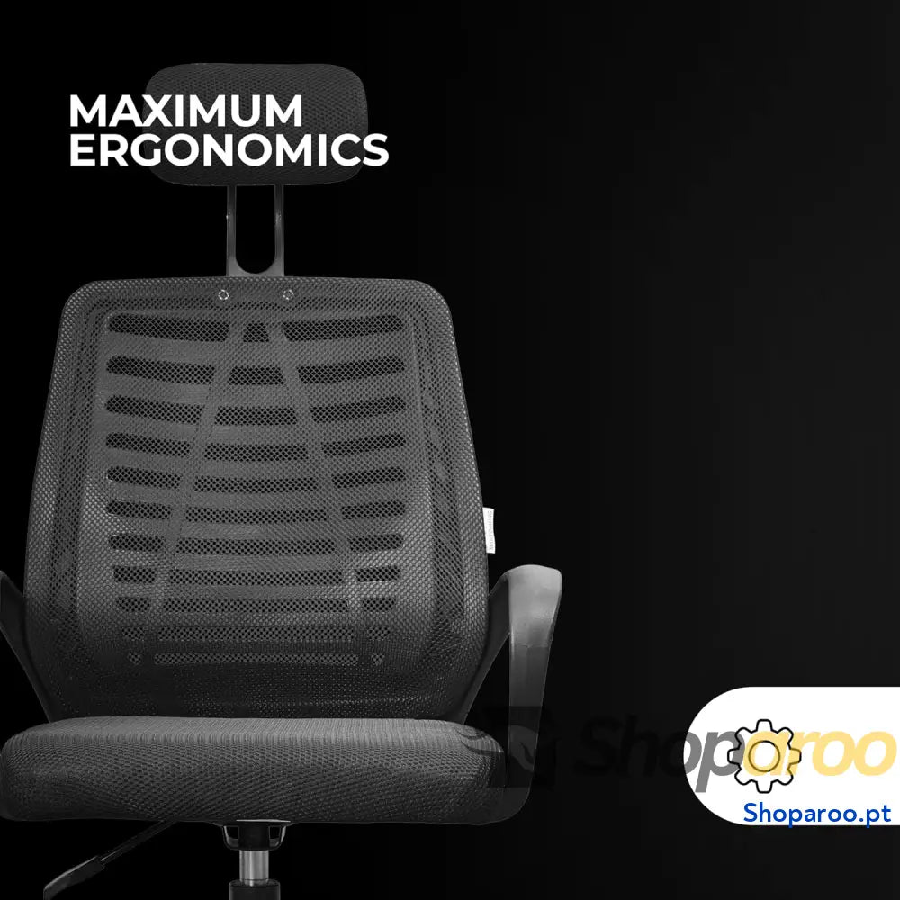 Mars Gaming MGC ERGOB cadeira de jogos ergonómica assento e encosto malha respirável cabeça regulável altura ajustável