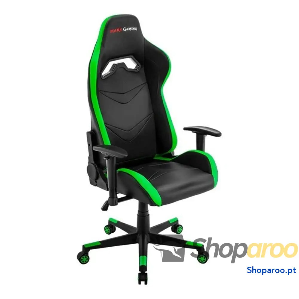 Mars Gaming MGC ERGOB cadeira de jogos ergonómica assento e encosto malha respirável cabeça regulável altura ajustável