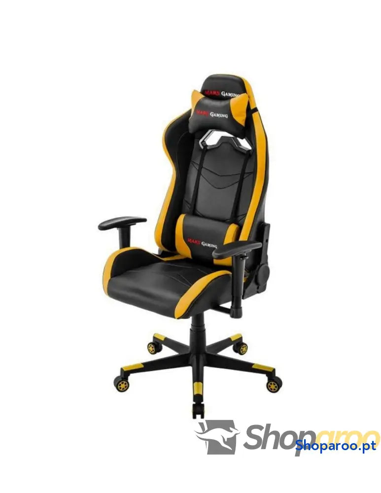 Mars Gaming MGC ERGOB cadeira de jogos ergonómica assento e encosto malha respirável cabeça regulável altura ajustável