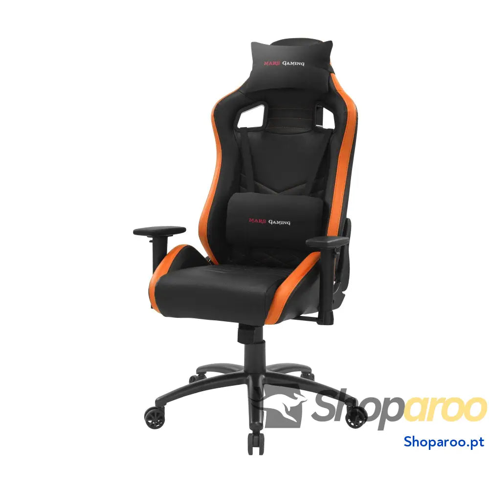 Mars Gaming MGC ERGOB cadeira de jogos ergonómica assento e encosto malha respirável cabeça regulável altura ajustável