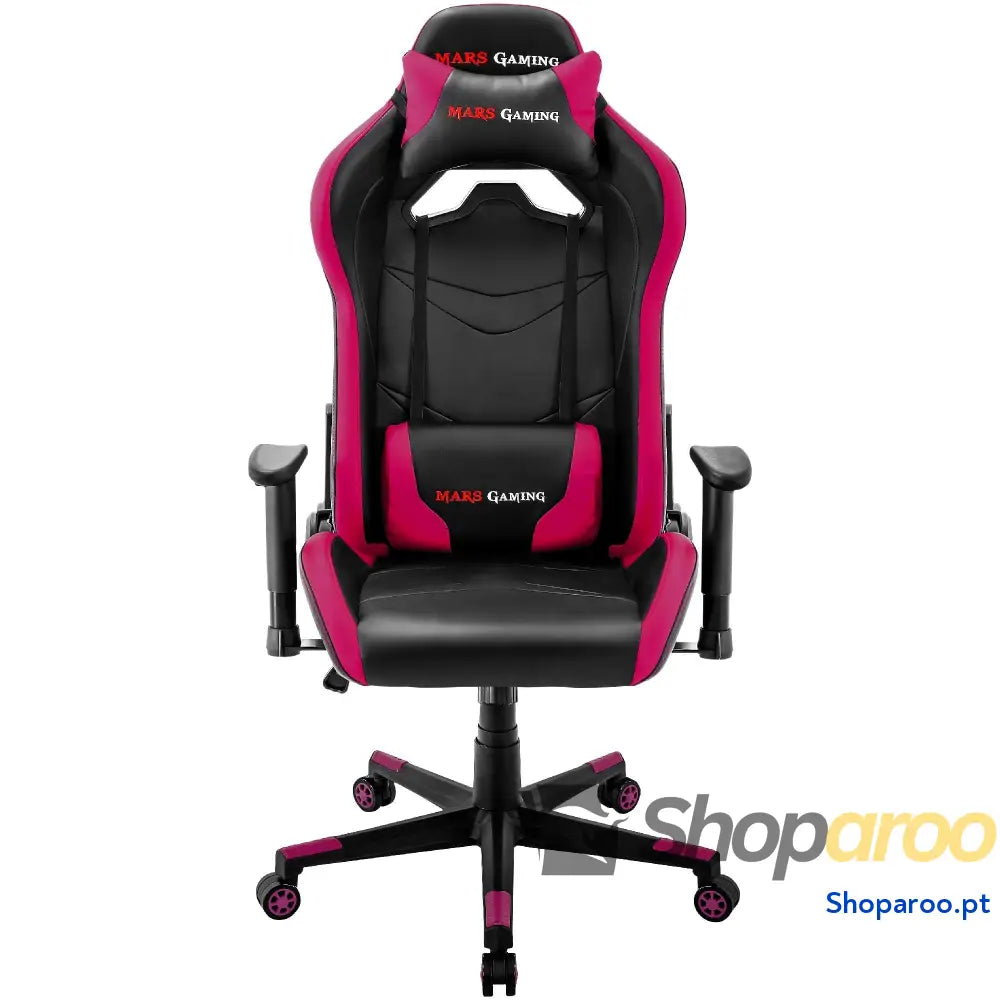Mars Gaming MGC ERGOB cadeira de jogos ergonómica assento e encosto malha respirável cabeça regulável altura ajustável