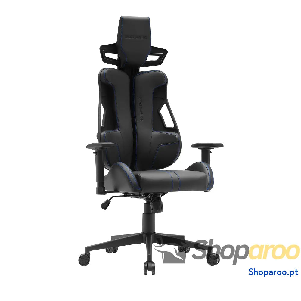 Mars Gaming MGC ERGOB cadeira de jogos ergonómica assento e encosto malha respirável cabeça regulável altura ajustável
