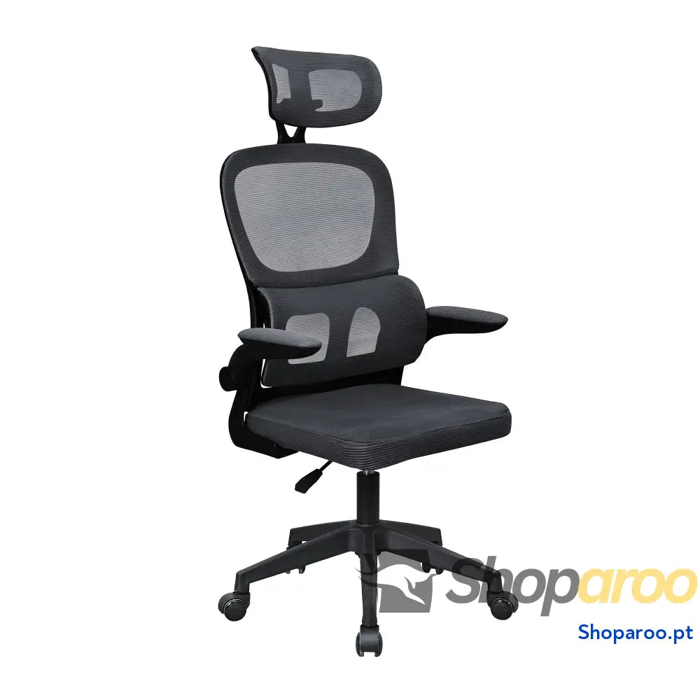 Mars Gaming MGC ERGOB cadeira de jogos ergonómica assento e encosto malha respirável cabeça regulável altura ajustável