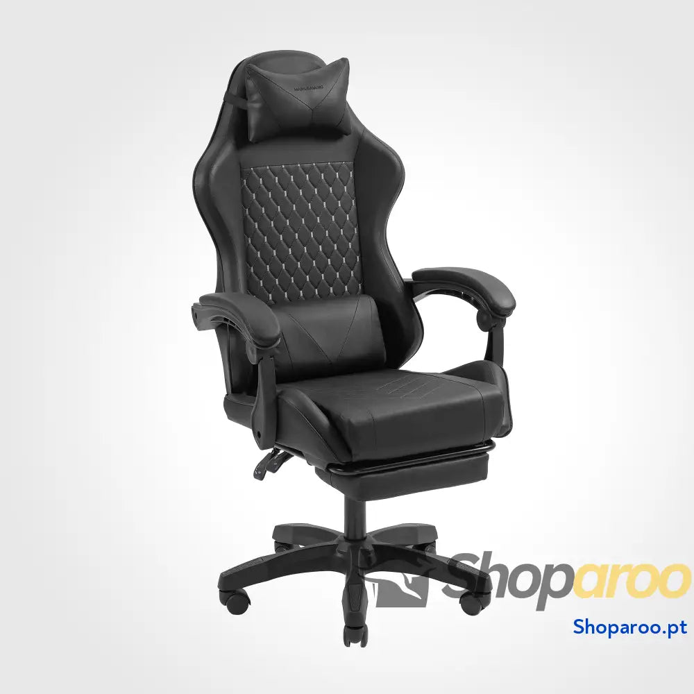 Mars Gaming MGC ERGOB cadeira de jogos ergonómica assento e encosto malha respirável cabeça regulável altura ajustável