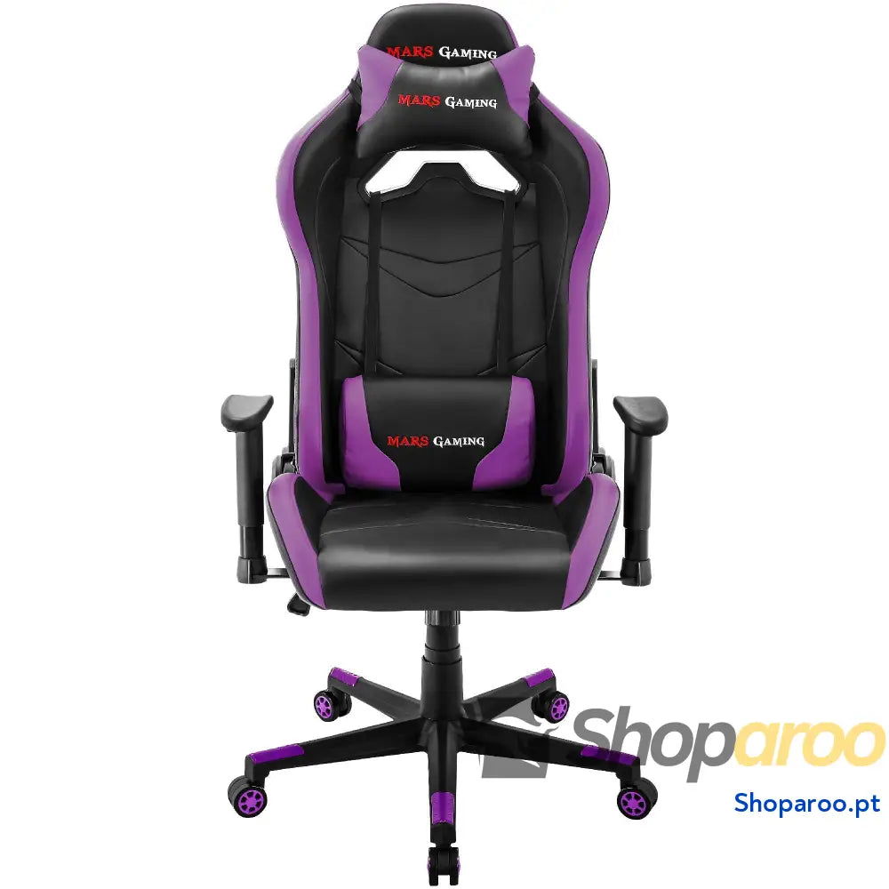 Mars Gaming MGC ERGOB cadeira de jogos ergonómica assento e encosto malha respirável cabeça regulável altura ajustável