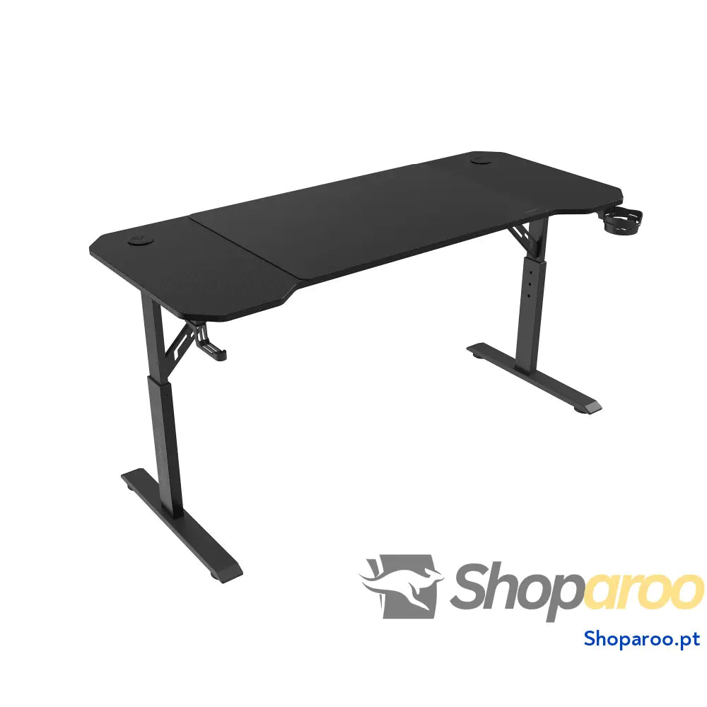 Mars Gaming MGD X160RGB Mesa de jogos ergonómica iluminação ARGB com comando fibra carbono tapete XXL suporte