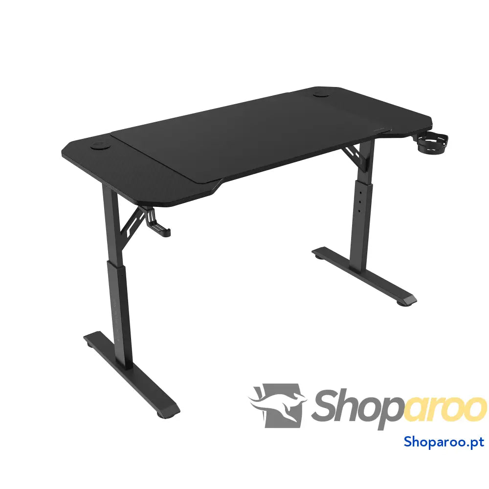 Mars Gaming MGD X160RGB Mesa de jogos ergonómica iluminação ARGB com comando fibra carbono tapete XXL suporte