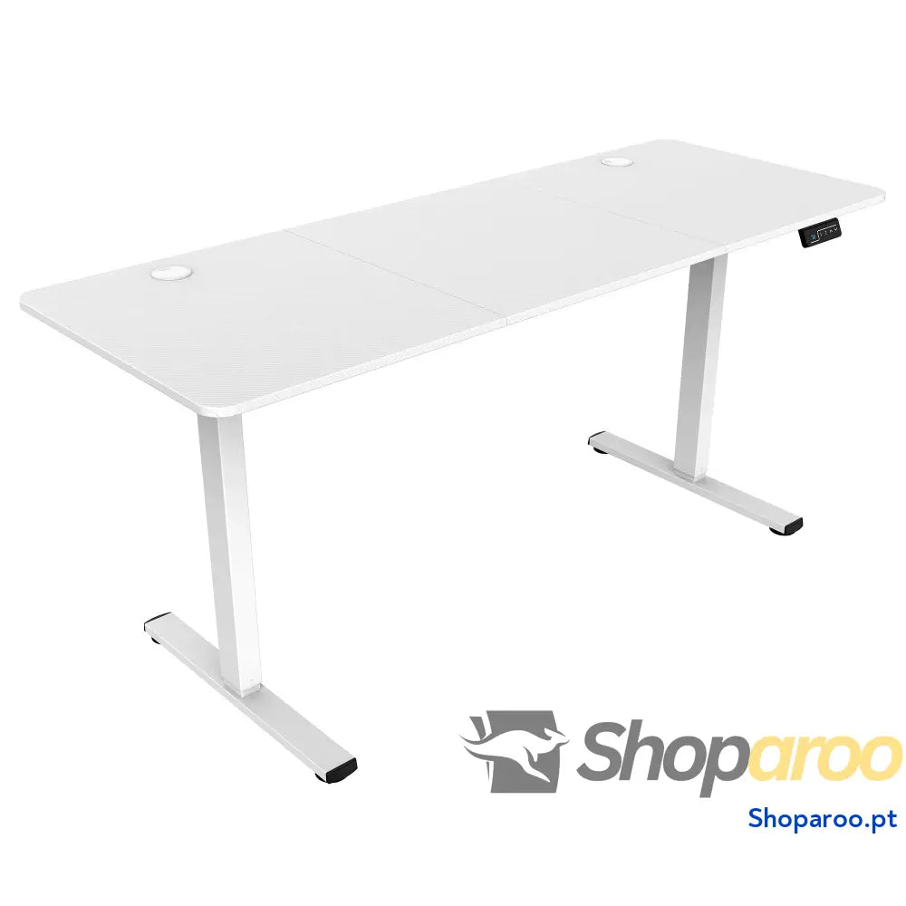 Mars Gaming MGD X160RGB Mesa de jogos ergonómica iluminação ARGB com comando fibra carbono tapete XXL suporte