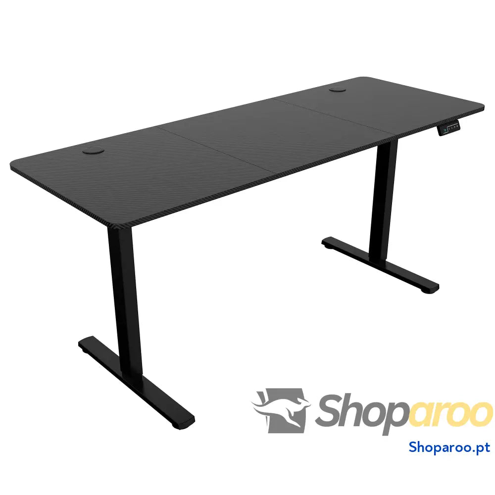 Mars Gaming MGD X160RGB Mesa de jogos ergonómica iluminação ARGB com comando fibra carbono tapete XXL suporte
