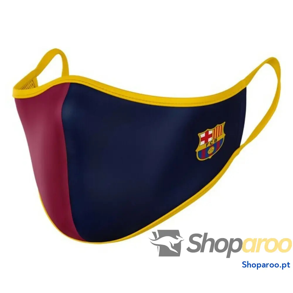 Máscara Higiénica em Tecido Reutilizável F.C. Barcelona