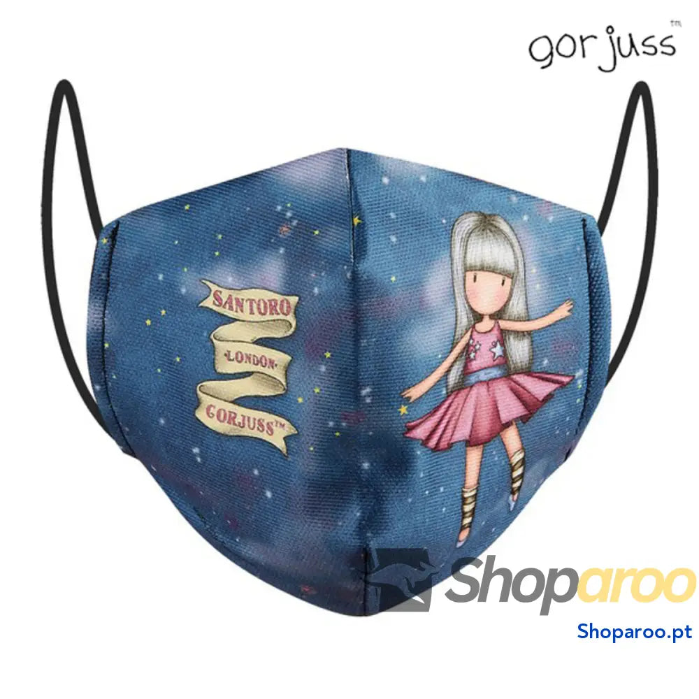 Máscara Higiénica em Tecido Reutilizável Gorjuss SF-822026-896 Azul