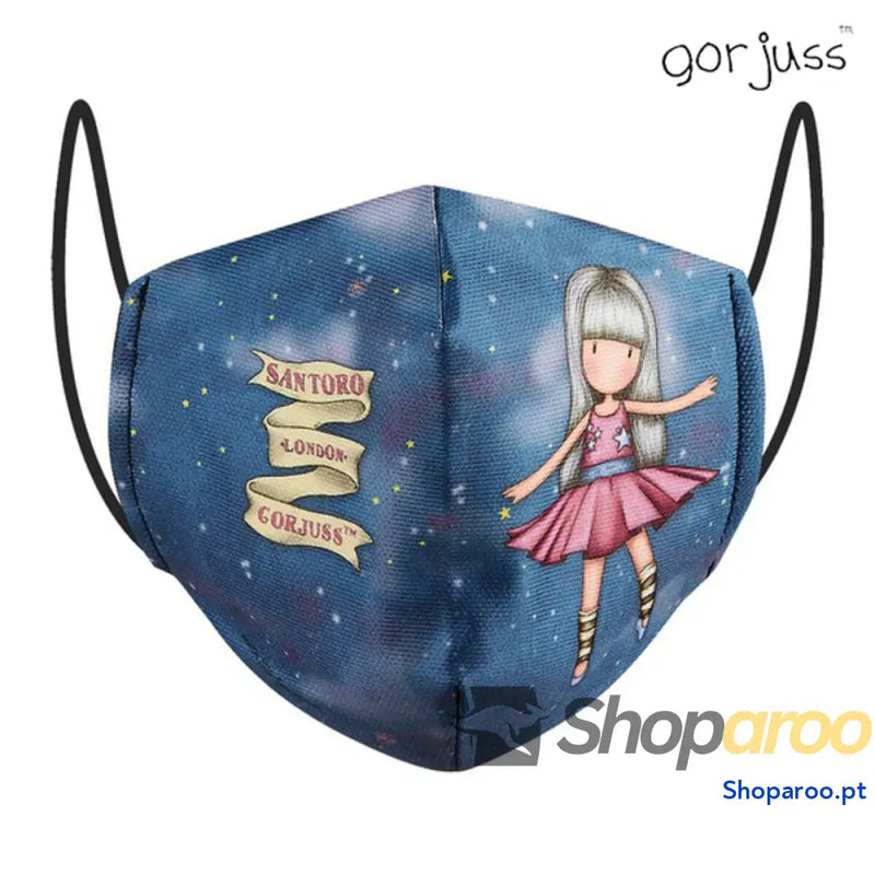 Máscara Higiénica em Tecido Reutilizável Gorjuss SF-822026-896 Azul