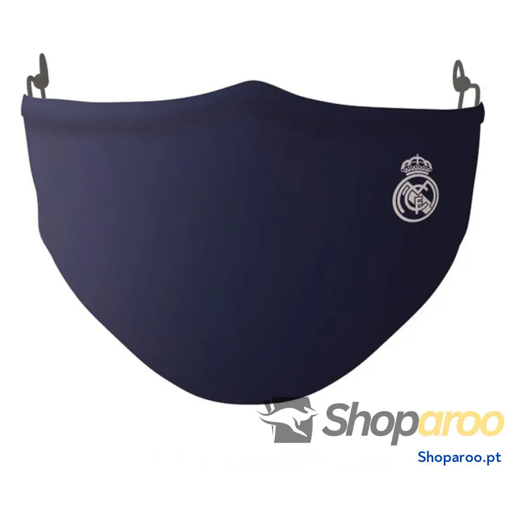 Máscara Higiénica em Tecido Reutilizável Real Madrid C.F. Adulto Azul