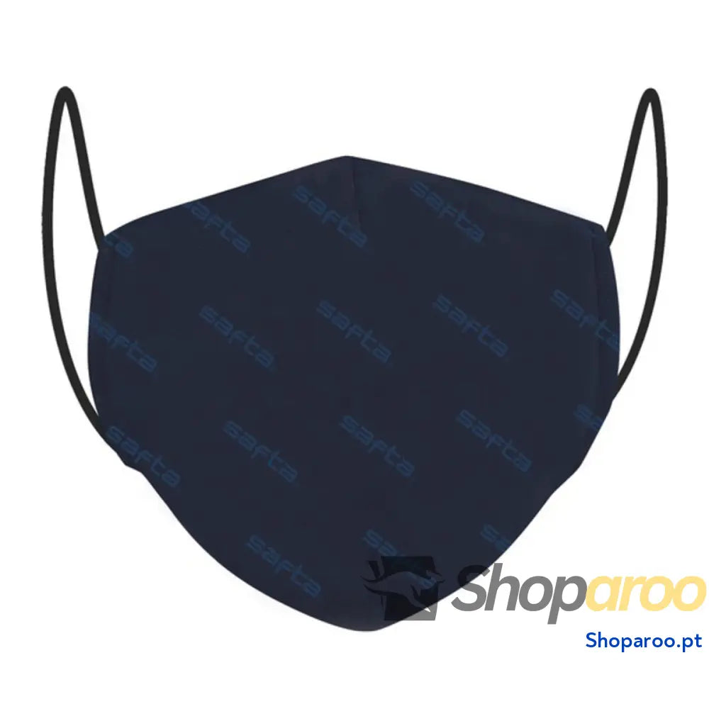 Máscara Higiénica em Tecido Reutilizável Safta Adulto Azul Marinho