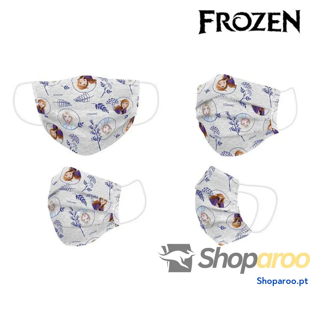 Máscara Higiénica Frozen Infantil Cinzento
