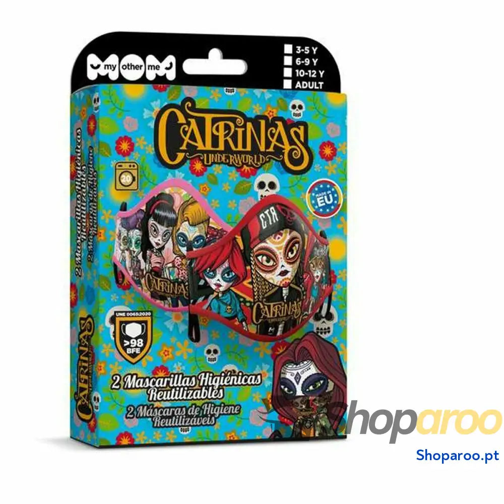 Máscara Higiénica My Other Me Catrinas Premium 3-5 anos