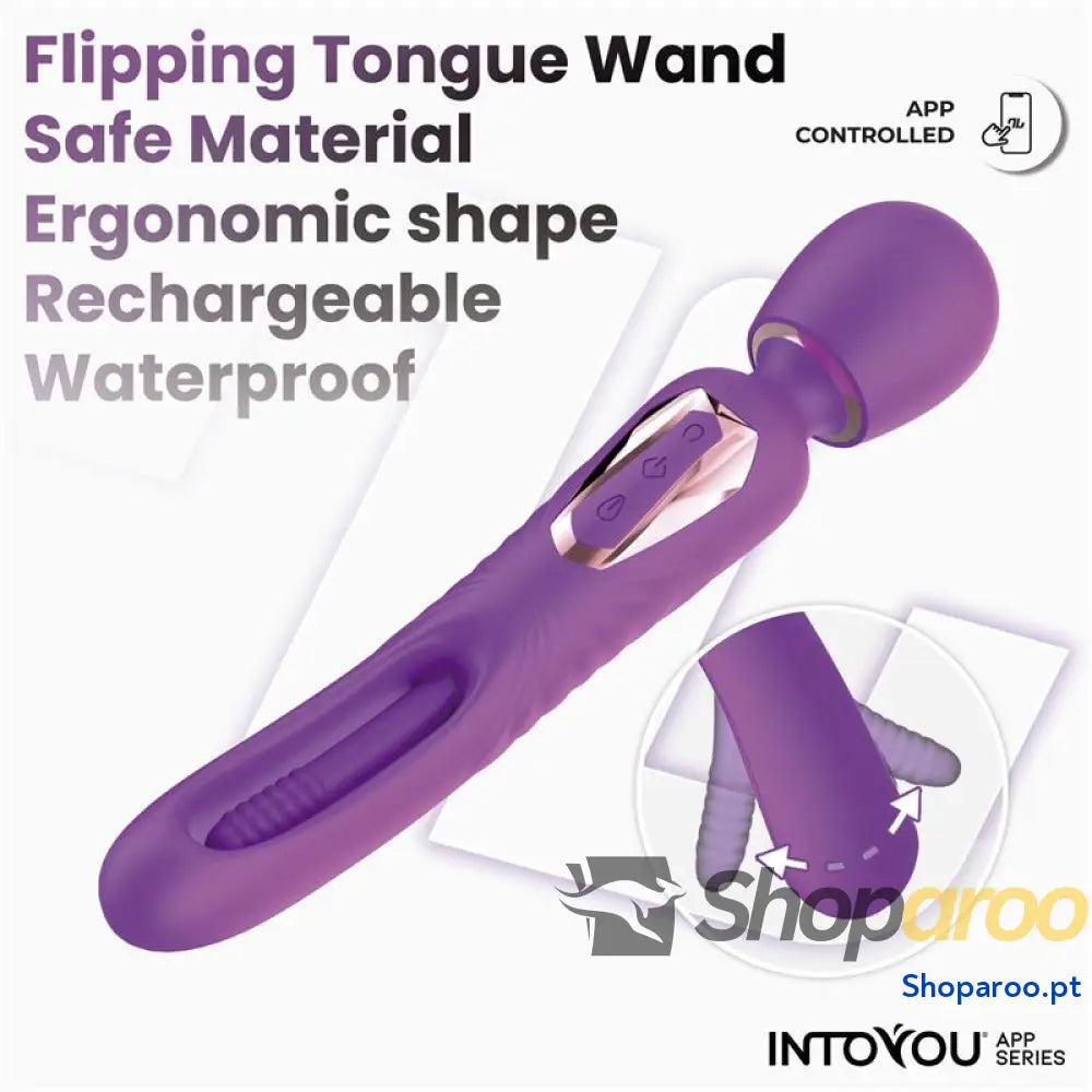 Massajador com Flipping Tongue e Vibração App