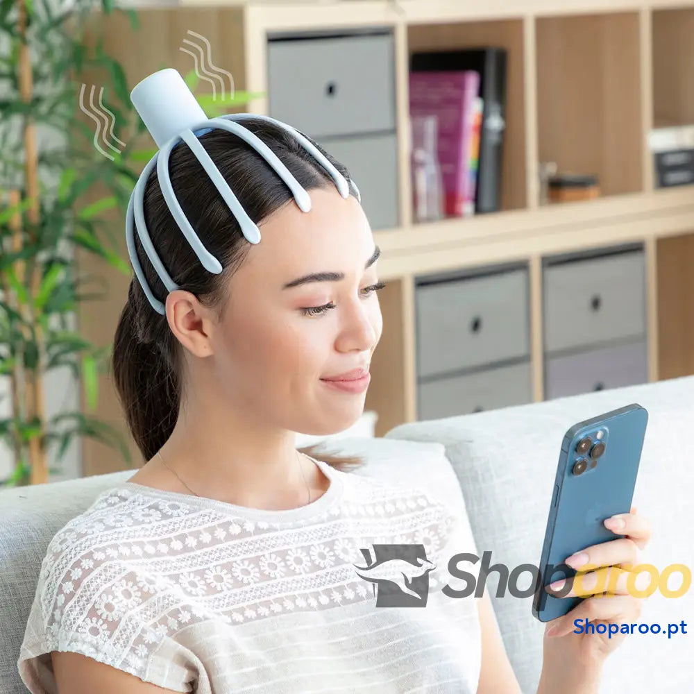 Massajador de Cabeças Recarregáveis Helax InnovaGoods
