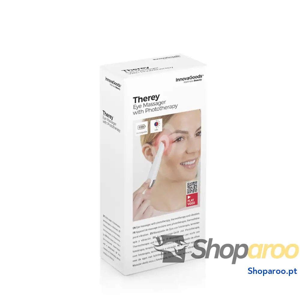 Massajador de Olhos Anti Idade com Fototerapia Terapia Térmica e Vibração Therey InnovaGoods