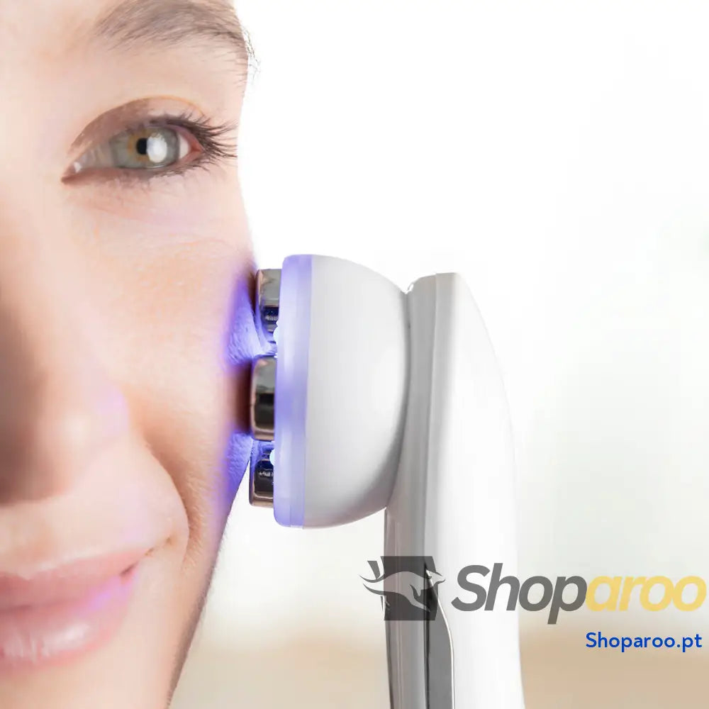 Massajador de Rosto com Radiofrequência Fototerapia e Eletroestimulação Wace InnovaGoods