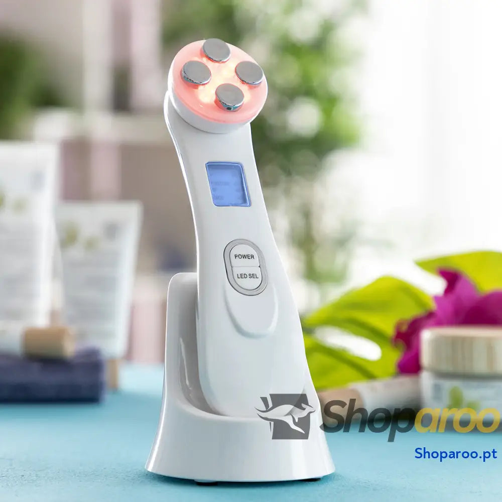 Massajador de Rosto com Radiofrequência Fototerapia e Eletroestimulação Wace InnovaGoods